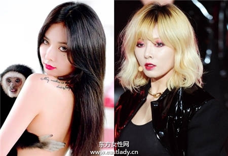 短发更性感!看韩当红女星剪发前后对比照!