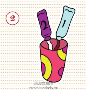 自制染发剂调出漂亮发色