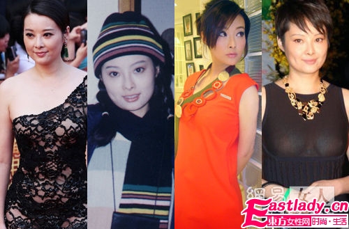袁莉性感蜕变 长短发同样妩媚动人